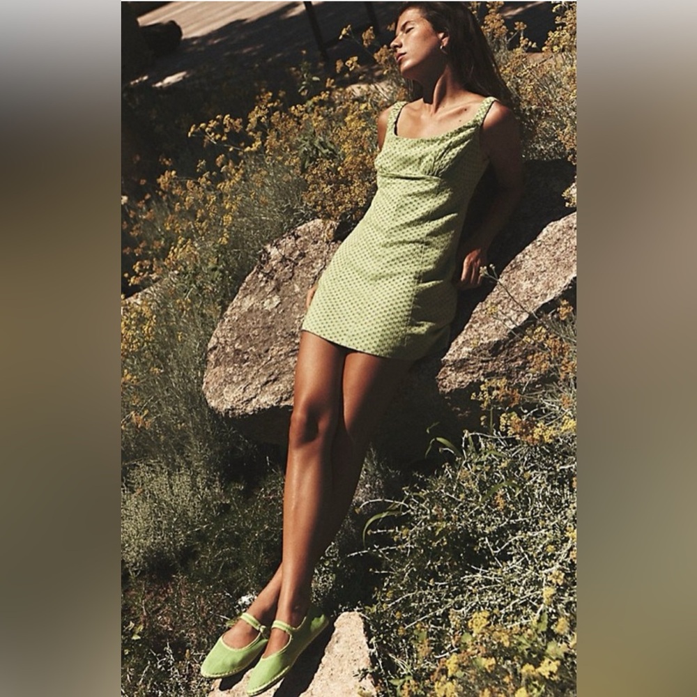 69. NWT Free People Berry Kiss Mini Dress - Picture 3 of 3